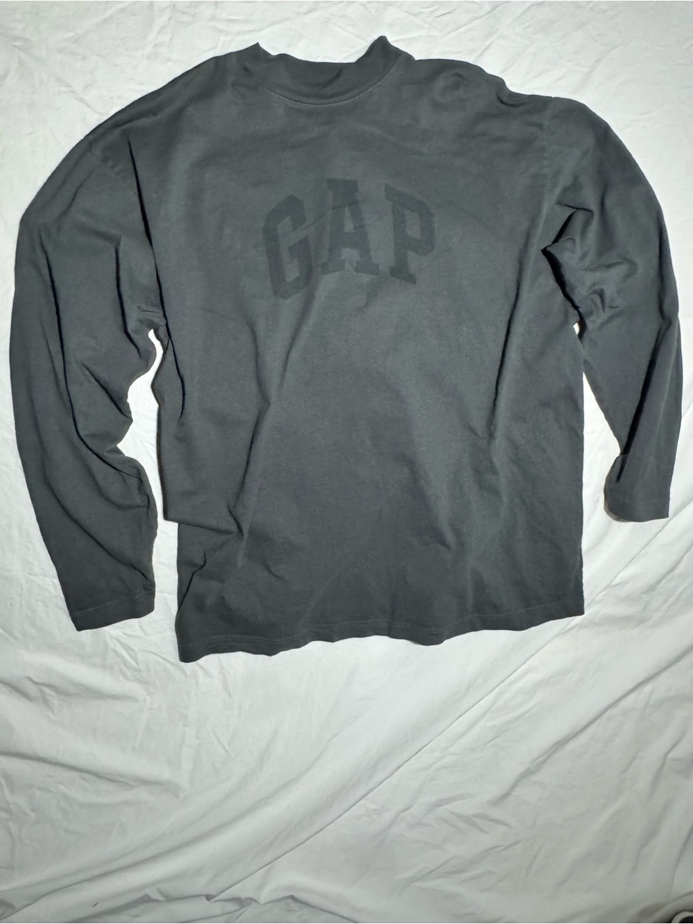 Yeezy x GAP x Engineered by Balenciaga “Dove” Long Sleeve Shirt Dark Grey XL
